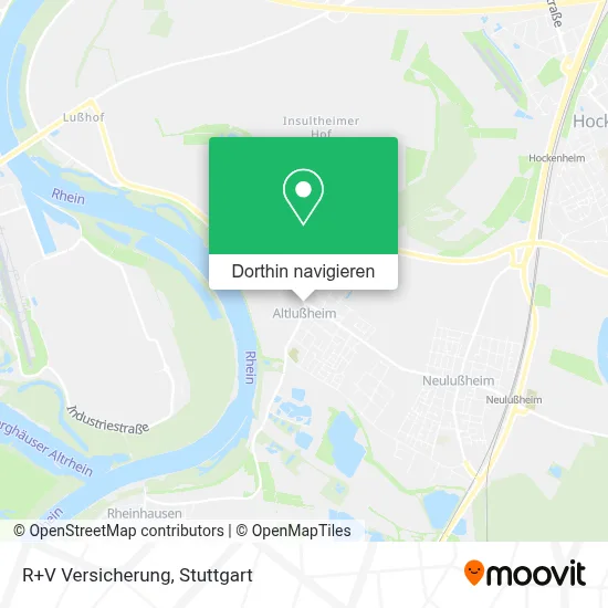 R+V Versicherung Karte