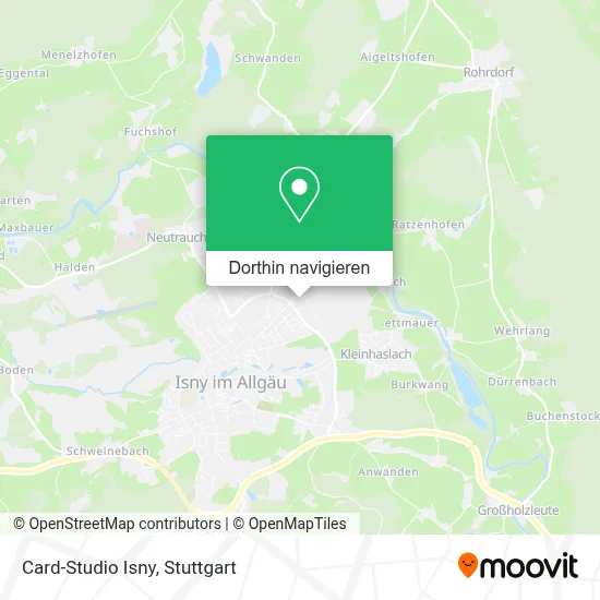 Card-Studio Isny Karte