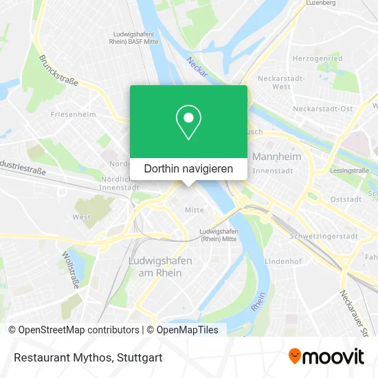 Restaurant Mythos Karte