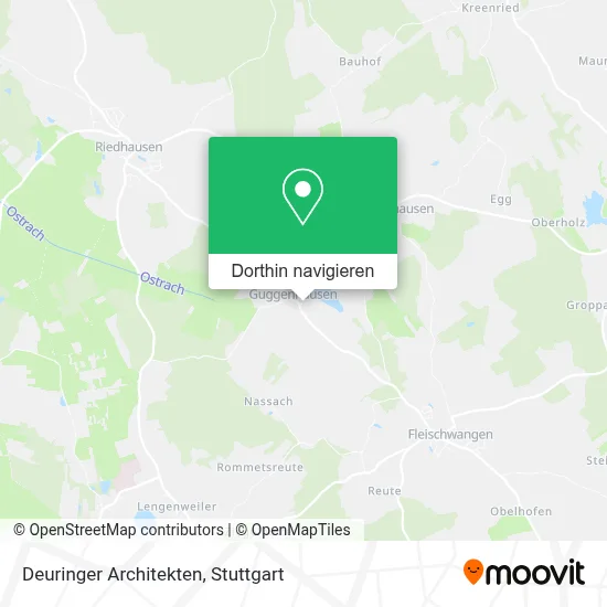 Deuringer Architekten Karte