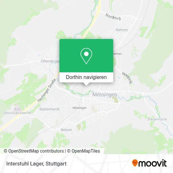 Interstuhl Lager Karte