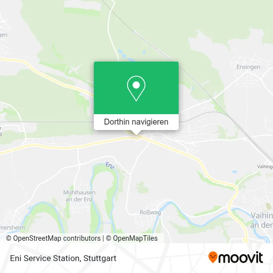 Eni Service Station Karte