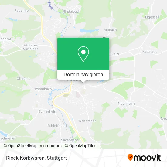 Rieck Korbwaren Karte