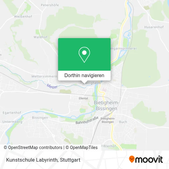 Kunstschule Labyrinth Karte