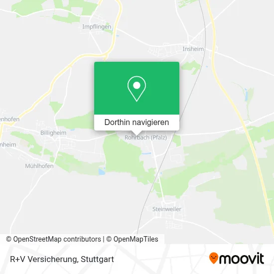 R+V Versicherung Karte