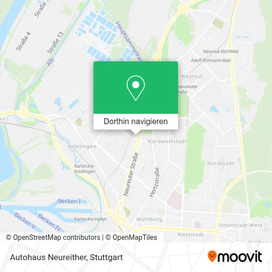 Autohaus Neureither Karte