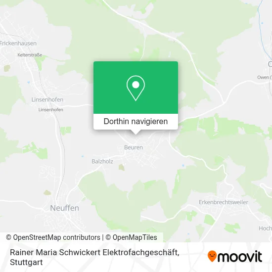 Rainer Maria Schwickert Elektrofachgeschäft Karte