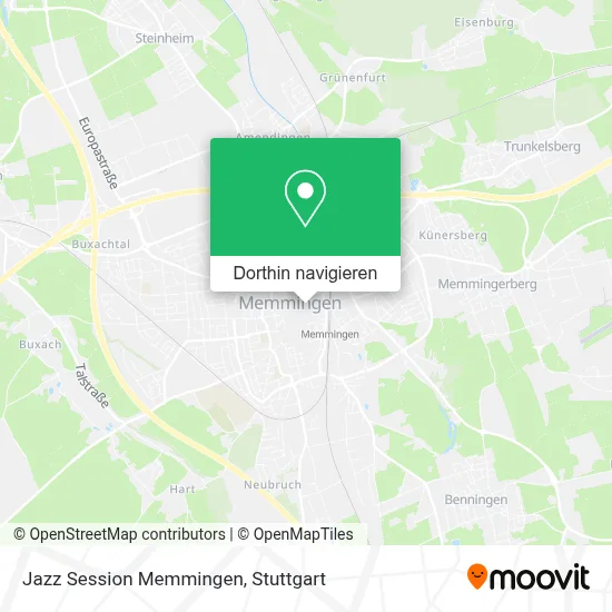 Jazz Session Memmingen Karte