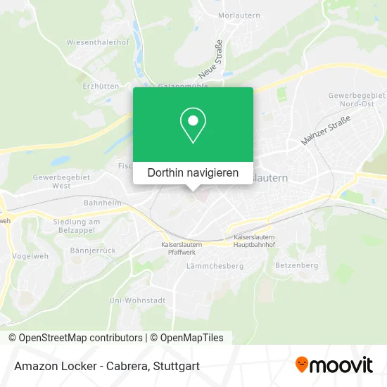 Amazon Locker - Cabrera Karte