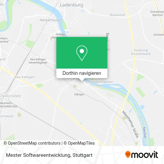 Mester Softwareentwicklung Karte