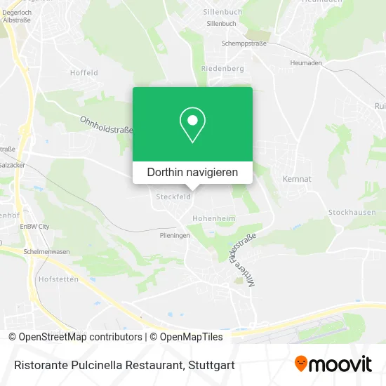 Ristorante Pulcinella Restaurant Karte