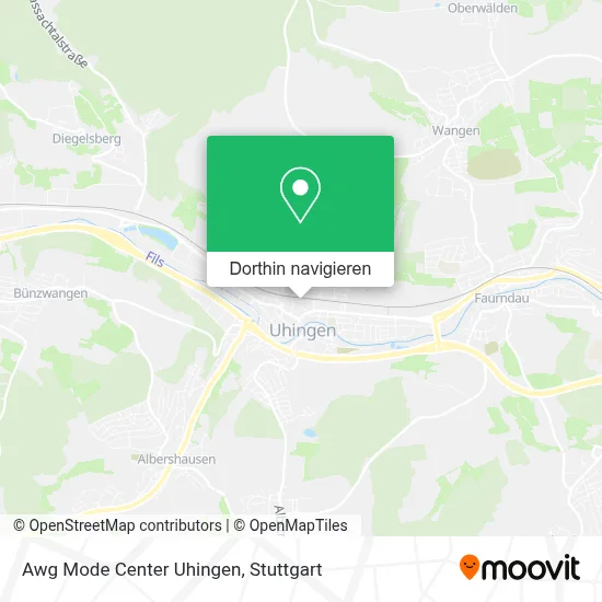 Awg Mode Center Uhingen Karte