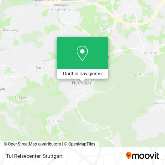 Tui Reisecenter Karte