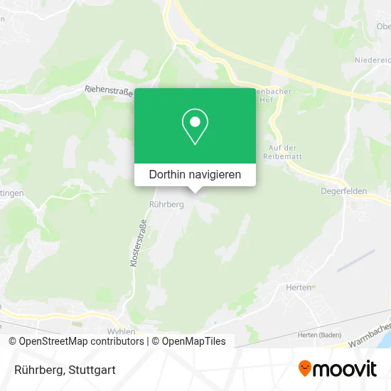 Rührberg Karte