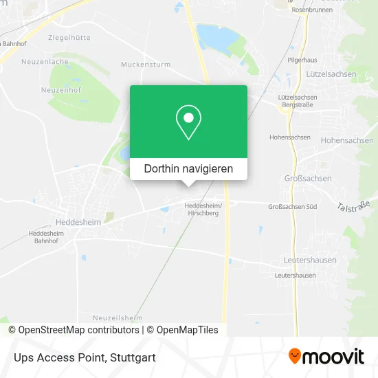 Ups Access Point Karte