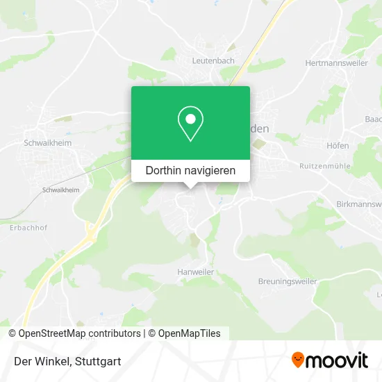 Der Winkel Karte