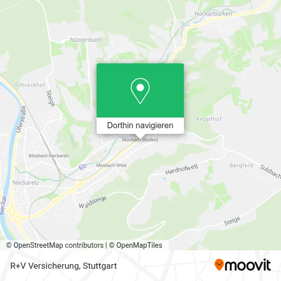 R+V Versicherung Karte