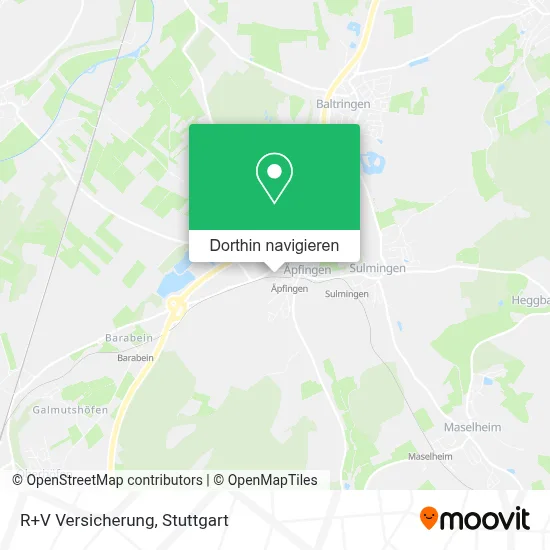 R+V Versicherung Karte