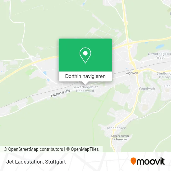 Jet Ladestation Karte