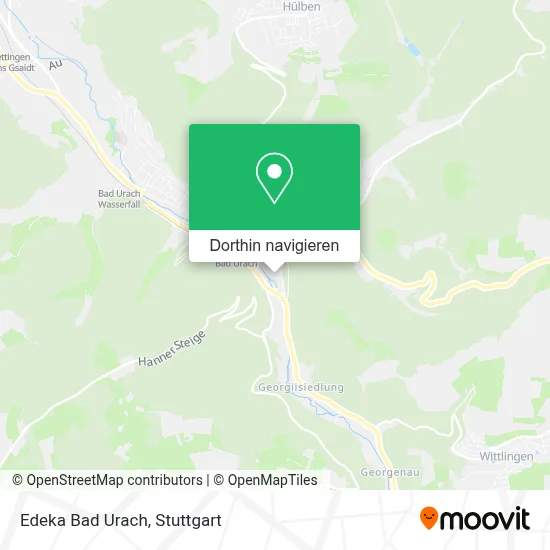 Edeka Bad Urach Karte