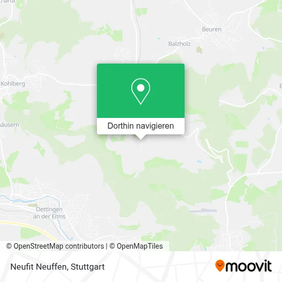 Neufit Neuffen Karte