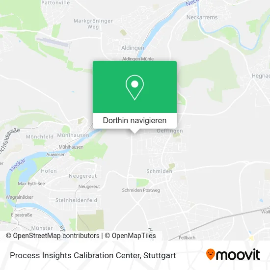 Process Insights Calibration Center Karte