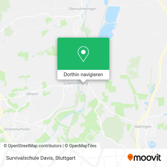 Survivalschule Davis Karte