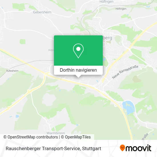 Rauschenberger Transport-Service Karte