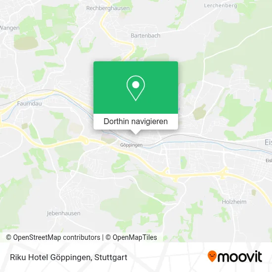 Riku Hotel Göppingen Karte
