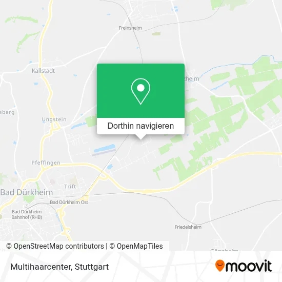 Multihaarcenter Karte