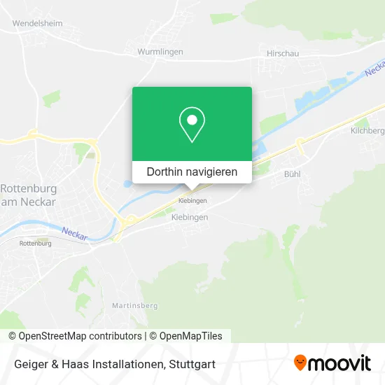 Geiger & Haas Installationen Karte