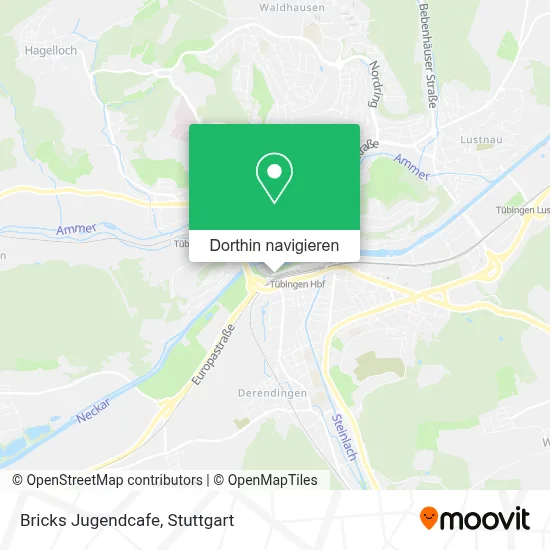 Bricks Jugendcafe Karte