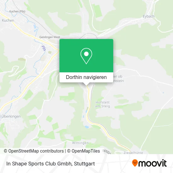 In Shape Sports Club Gmbh Karte
