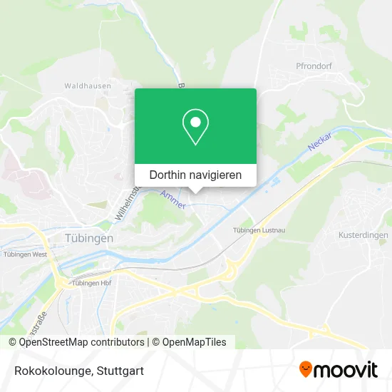 Rokokolounge Karte