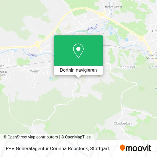 R+V Generalagentur Corinna Rebstock Karte
