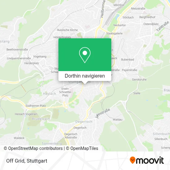 Off Grid Karte
