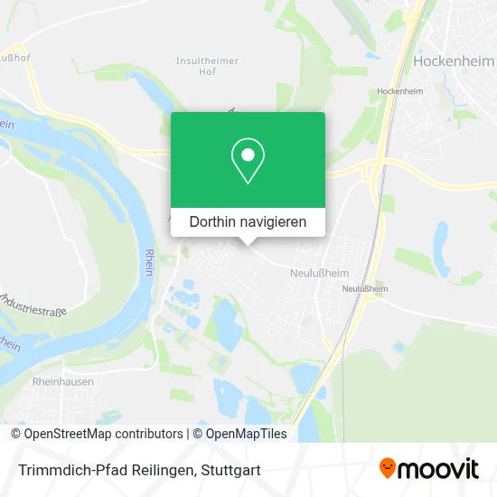 Trimmdich-Pfad Reilingen Karte