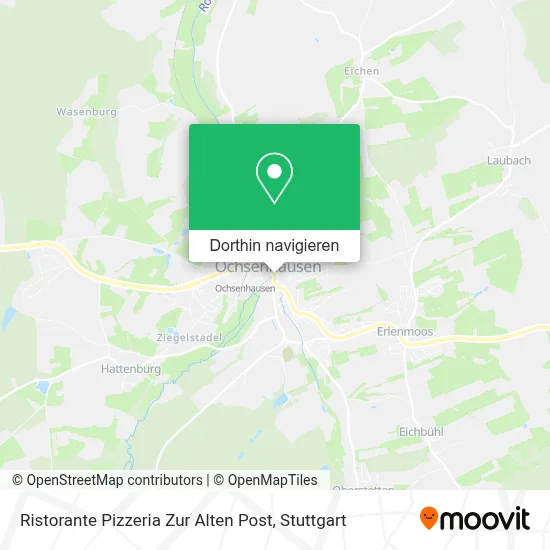Ristorante Pizzeria Zur Alten Post Karte