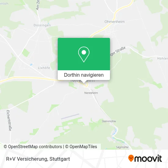 R+V Versicherung Karte