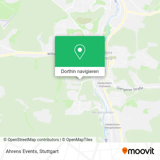 Ahrens Events Karte