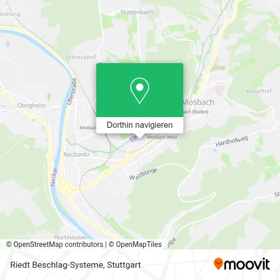 Riedt Beschlag-Systeme Karte