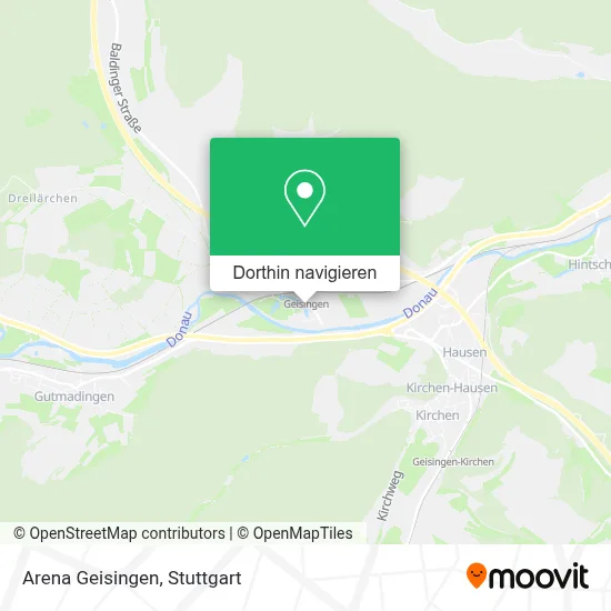 Arena Geisingen Karte