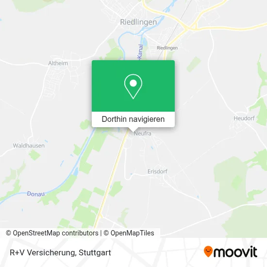 R+V Versicherung Karte