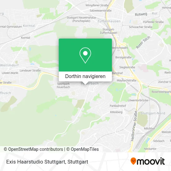 Exis Haarstudio Stuttgart Karte
