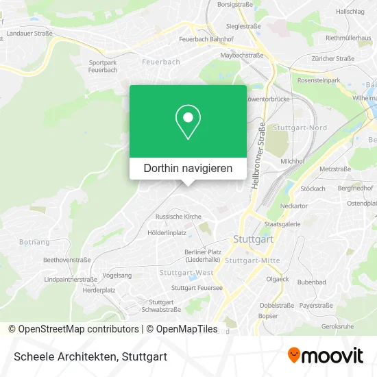 Scheele Architekten Karte
