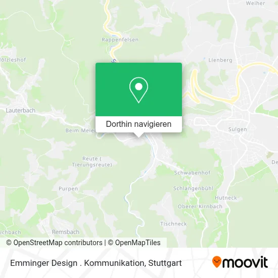 Emminger Design . Kommunikation Karte