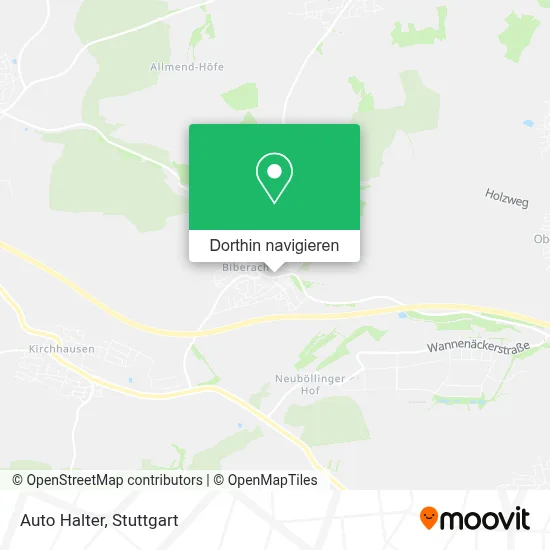 Auto Halter Karte