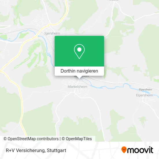 R+V Versicherung Karte