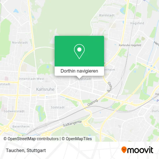 Tauchen Karte