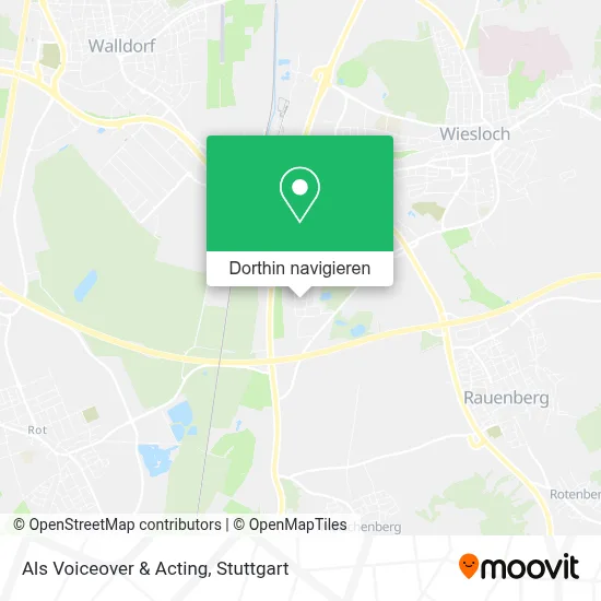 Als Voiceover & Acting Karte